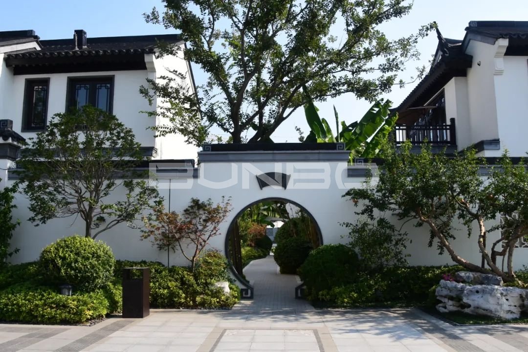 中式全院实景照片