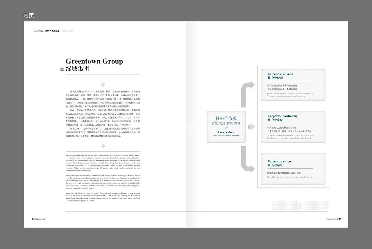 高尔夫品牌手册设计