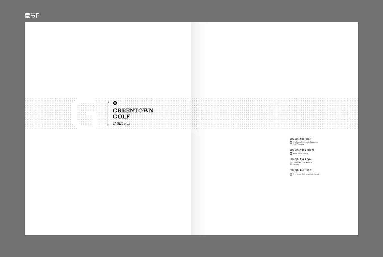 高尔夫品牌手册设计