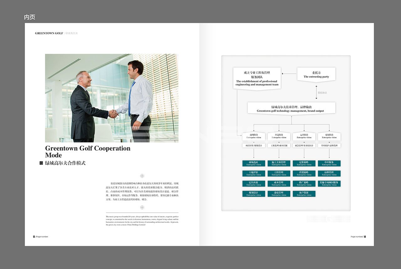 高尔夫品牌手册设计