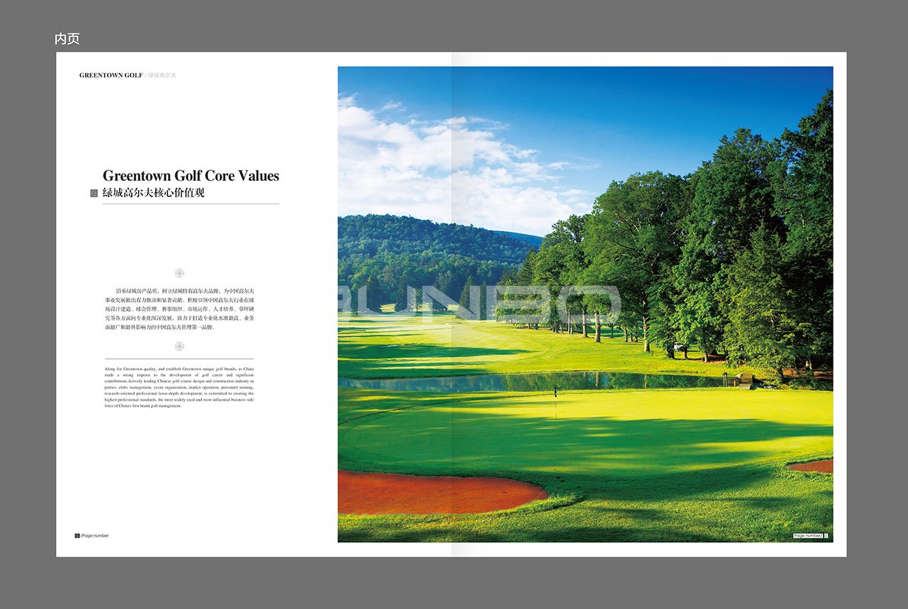 高尔夫品牌手册设计