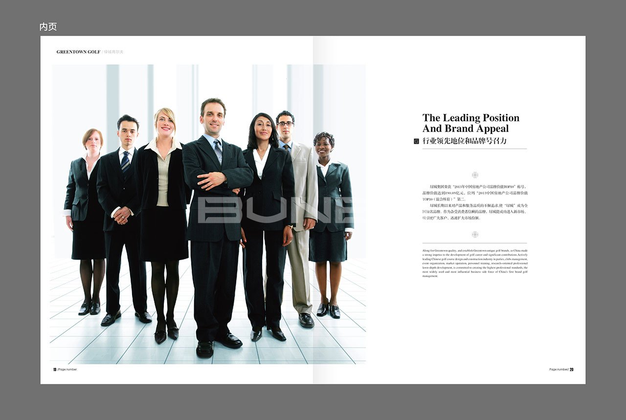 高尔夫品牌手册设计