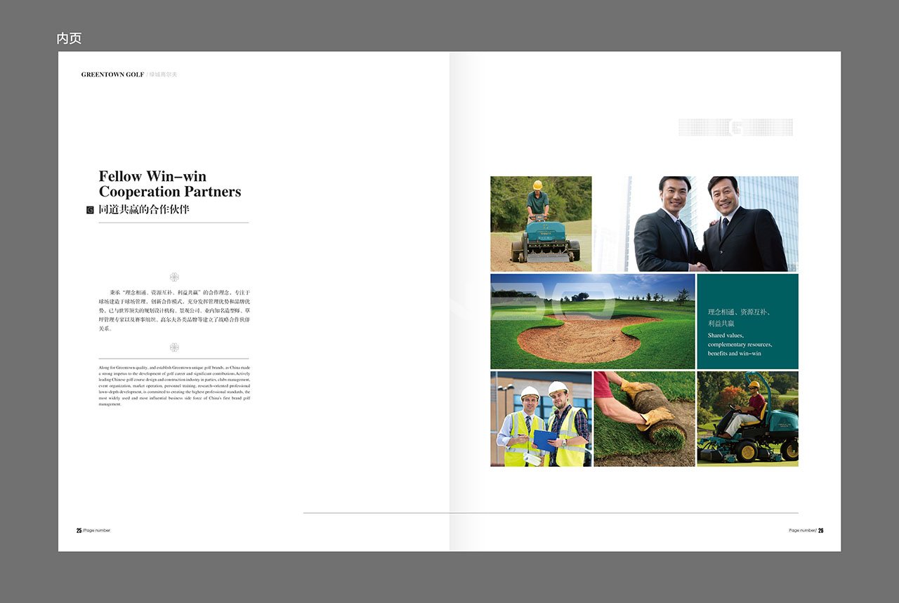 高尔夫品牌手册设计