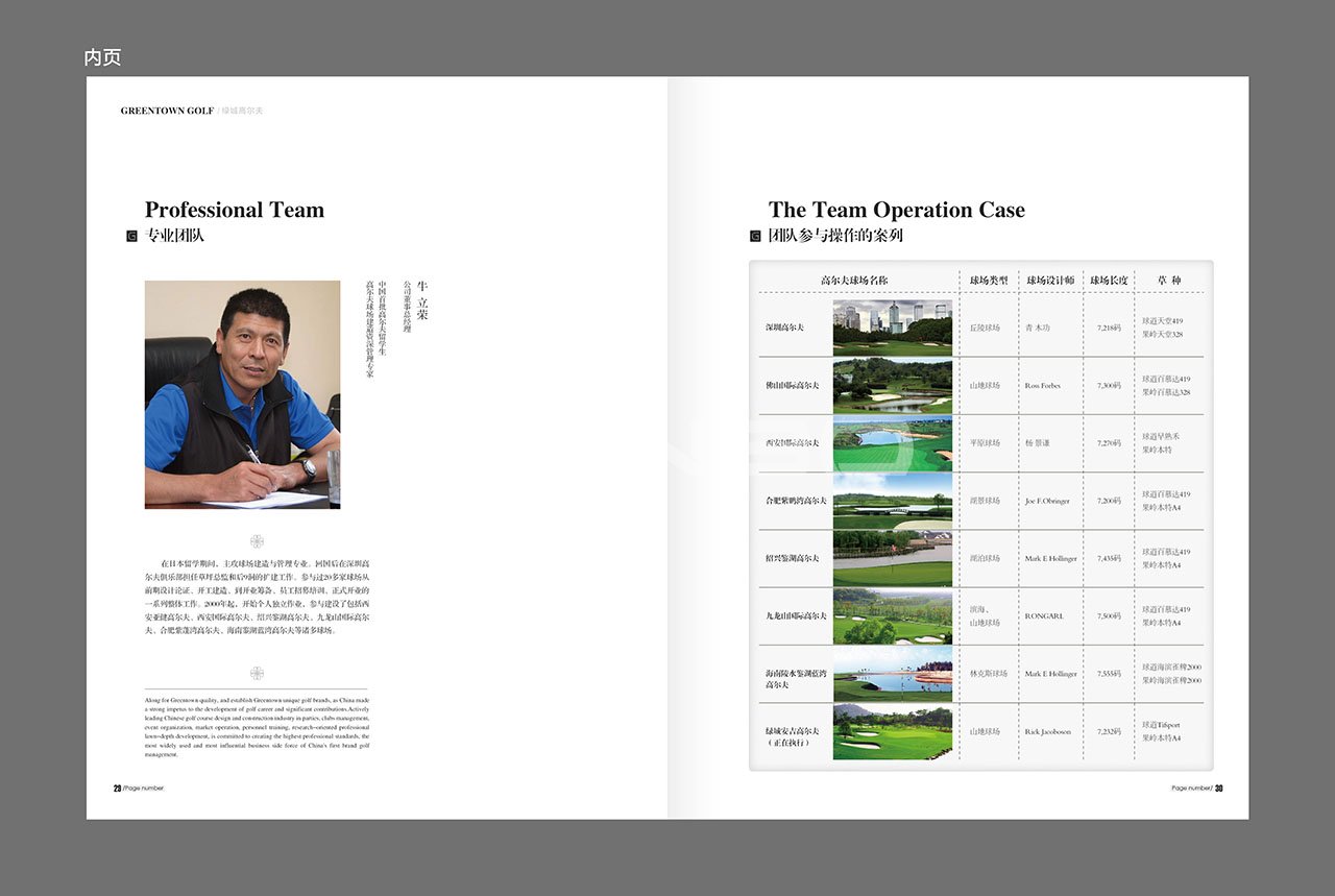 高尔夫品牌手册设计