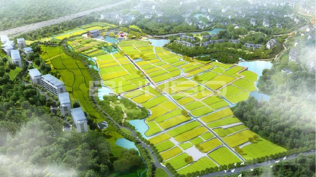 中国浦江万年上山文化村规划示意图 中国浦江万年上山文化村规划示意图