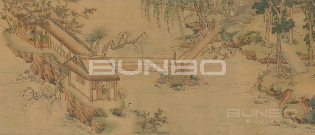 明仇英《独乐园图卷》之见山台 明仇英《独乐园图卷》之见山台