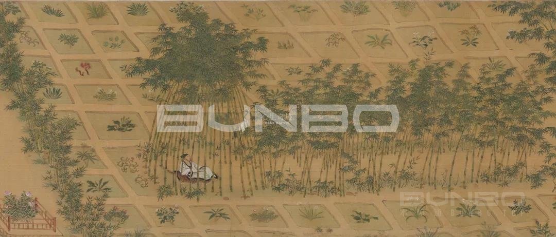 明仇英《独乐园图卷》之采药圃 明仇英《独乐园图卷》之采药圃