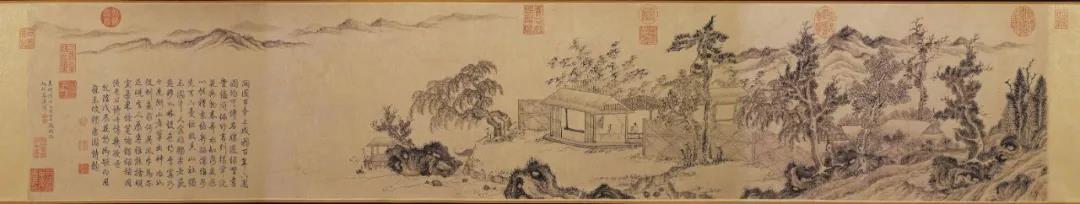 文征明绘《独乐园图》 文征明绘《独乐园图》