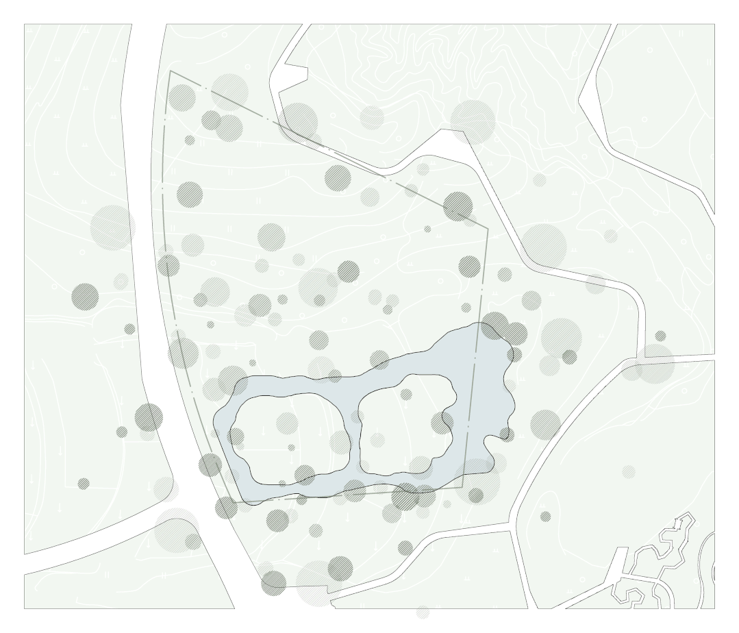 将建筑编制进场地中
