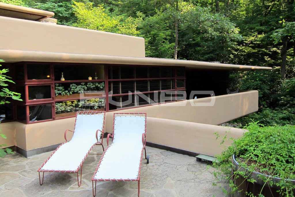 赖特流水别墅设计图与照片