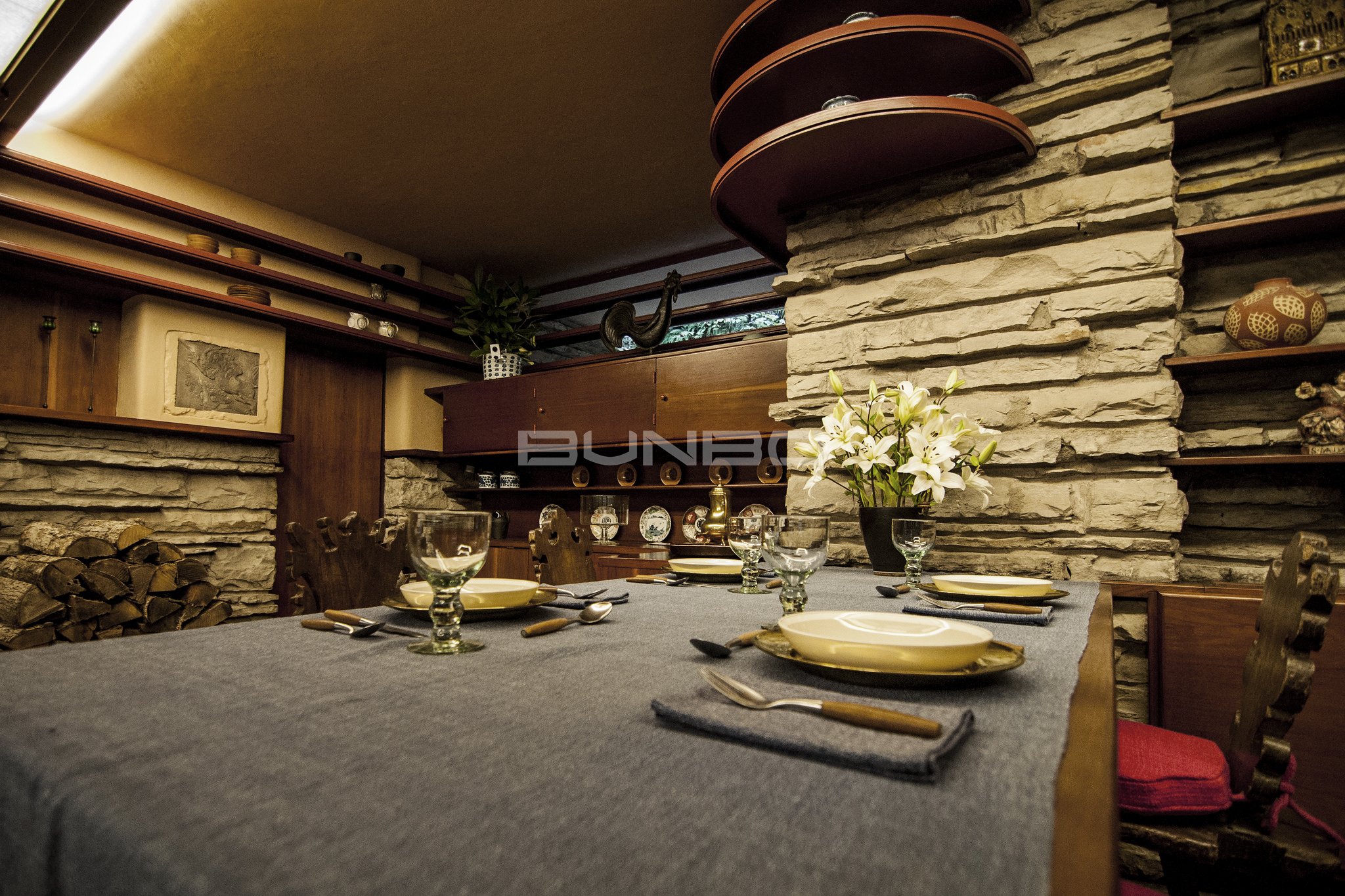 赖特流水别墅设计图与照片