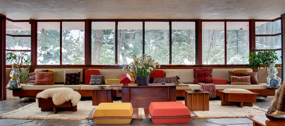 赖特流水别墅设计图与照片