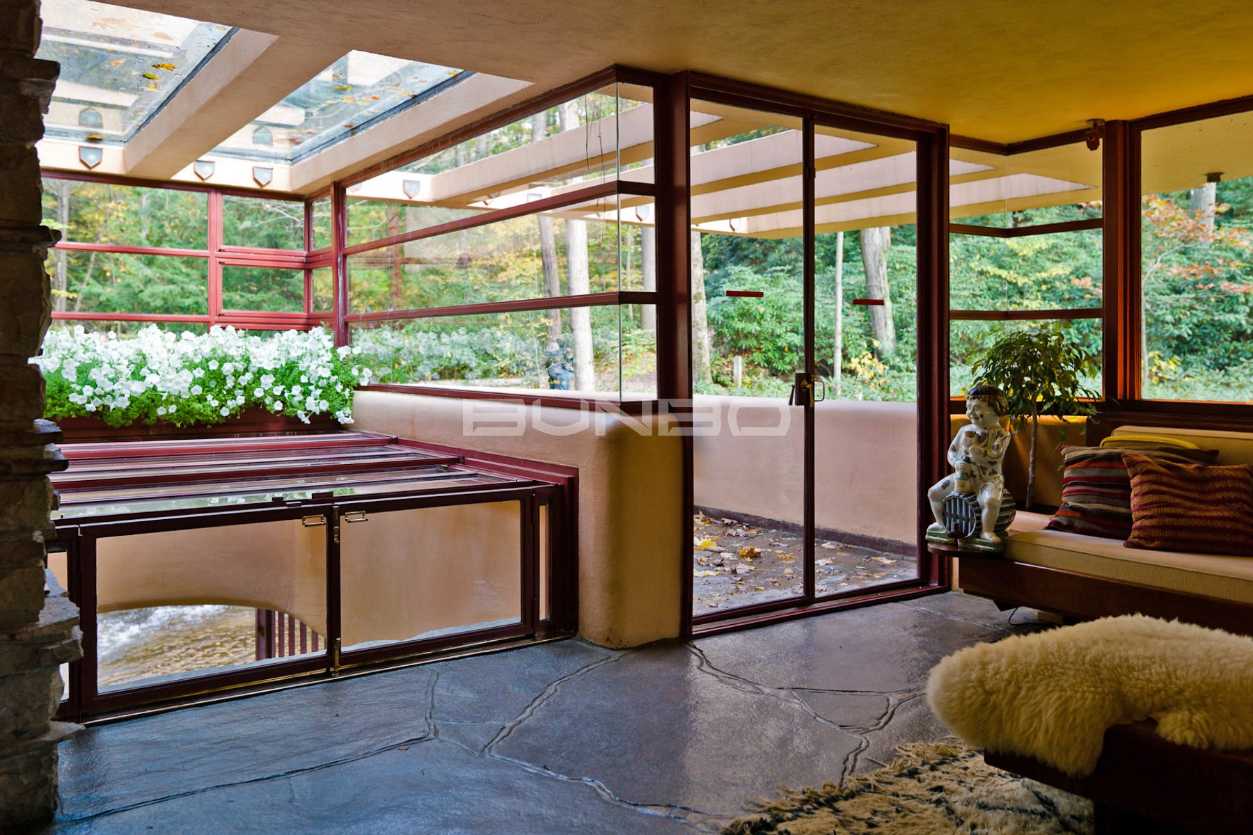 赖特流水别墅设计图与照片