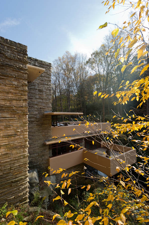 赖特流水别墅设计图与照片