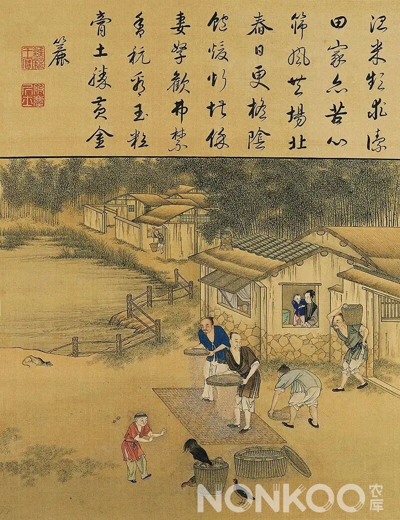 雍正《耕织图》故宫馆藏珍品
