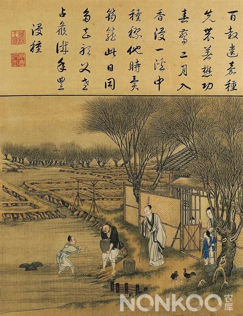 雍正《耕织图》故宫馆藏珍品