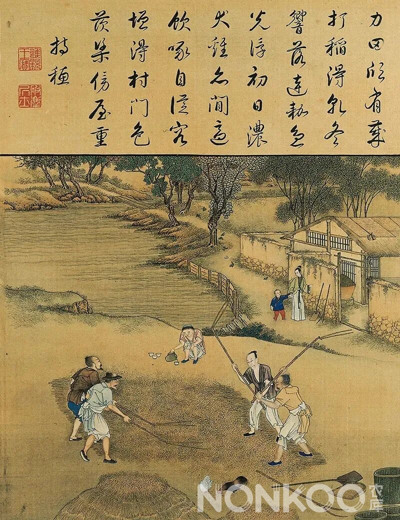 雍正《耕织图》故宫馆藏珍品
