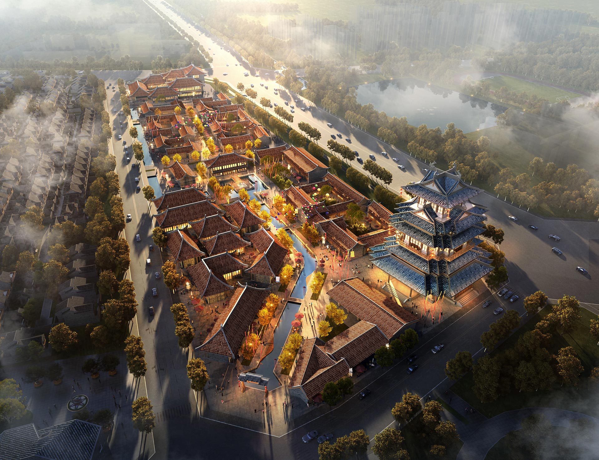 合肥吴山贡鹅小镇商业街效果图.jpg 合肥吴山贡鹅小镇商业街效果图.jpg